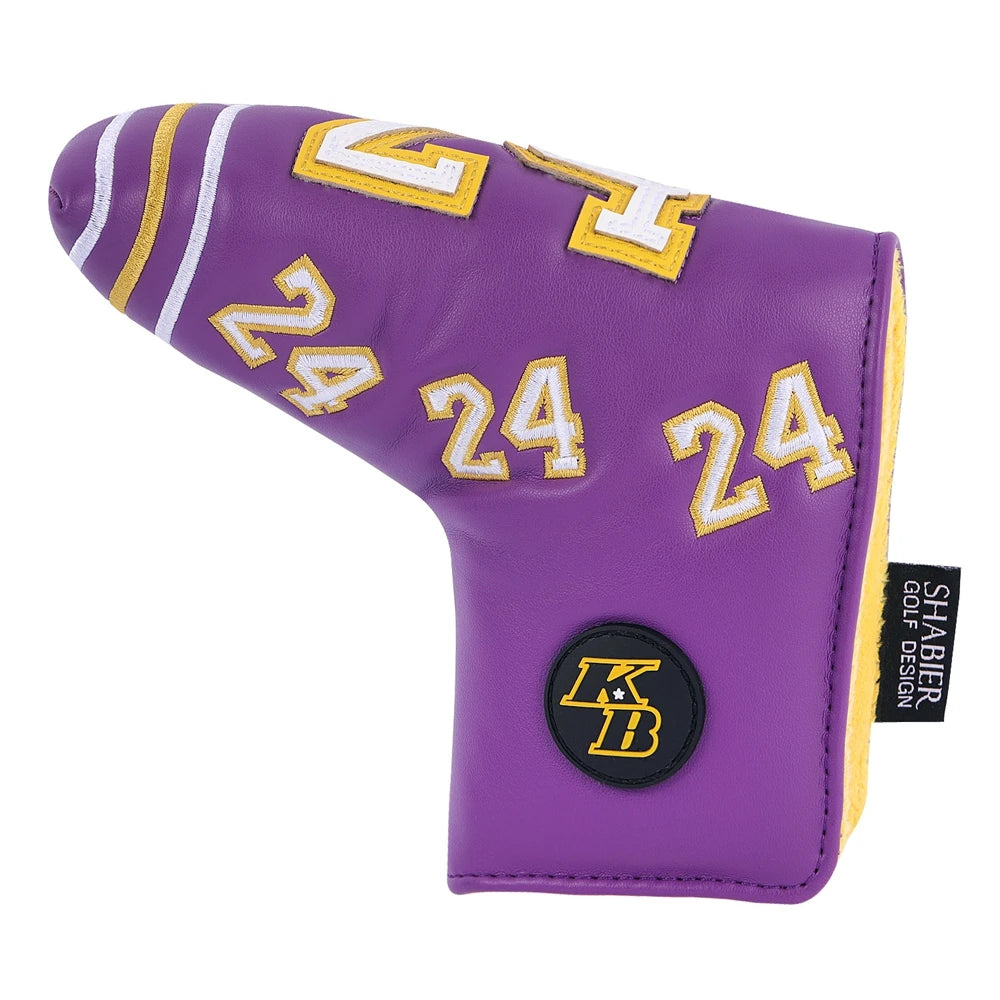 Blade Covers golf putter blade cover White Golf Putter Cover Headcover Closure for Blade Golf Putter