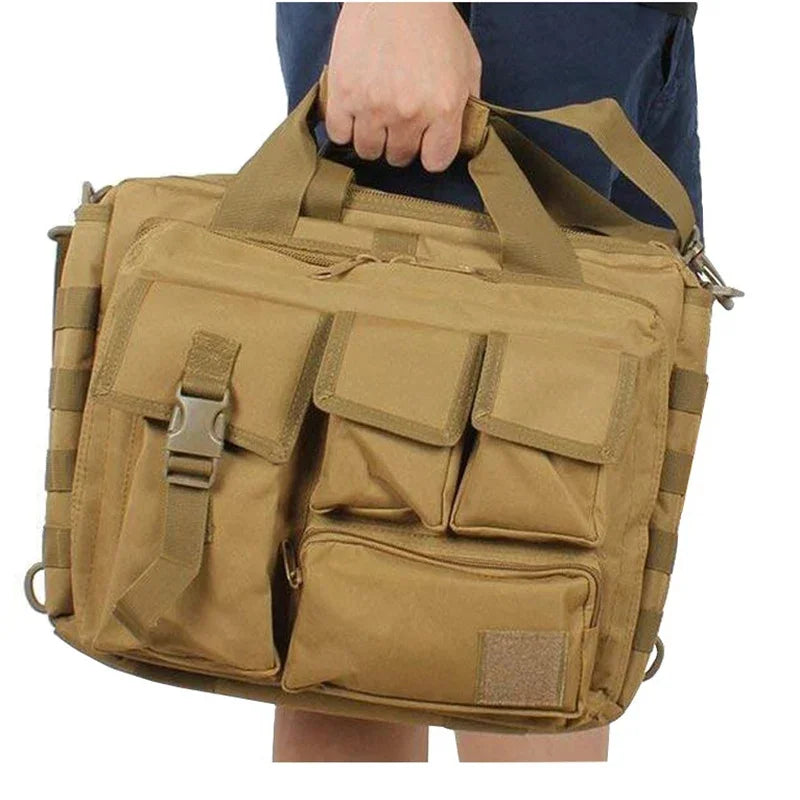 Military Backpack Tactical Molle Nylon Messenger Shoulder Bag Laptop Handbags Briefcase Outdoor Multifunction Climbing Bag