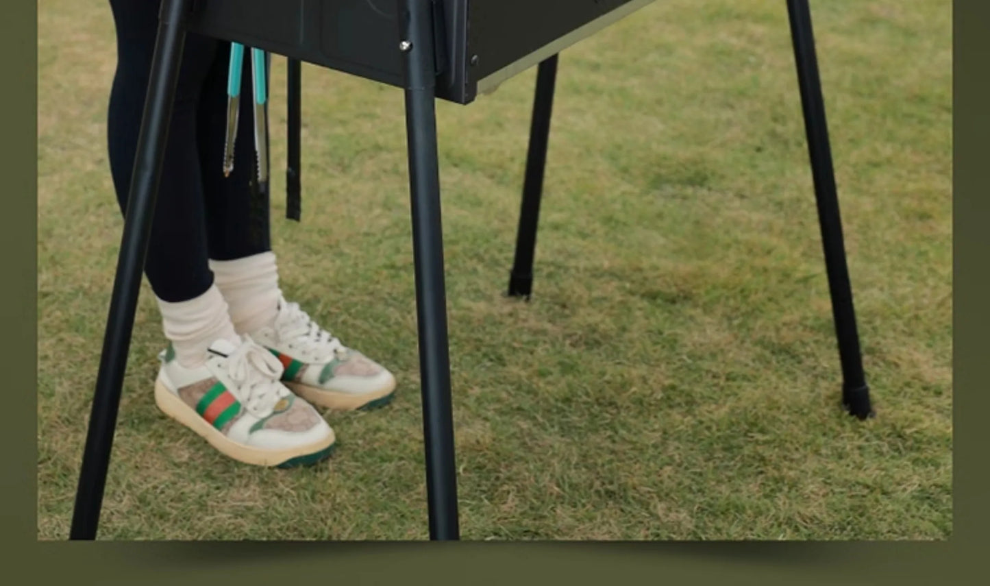 Barbecue home outdoor camping barbecue portable picnic tools courtyard