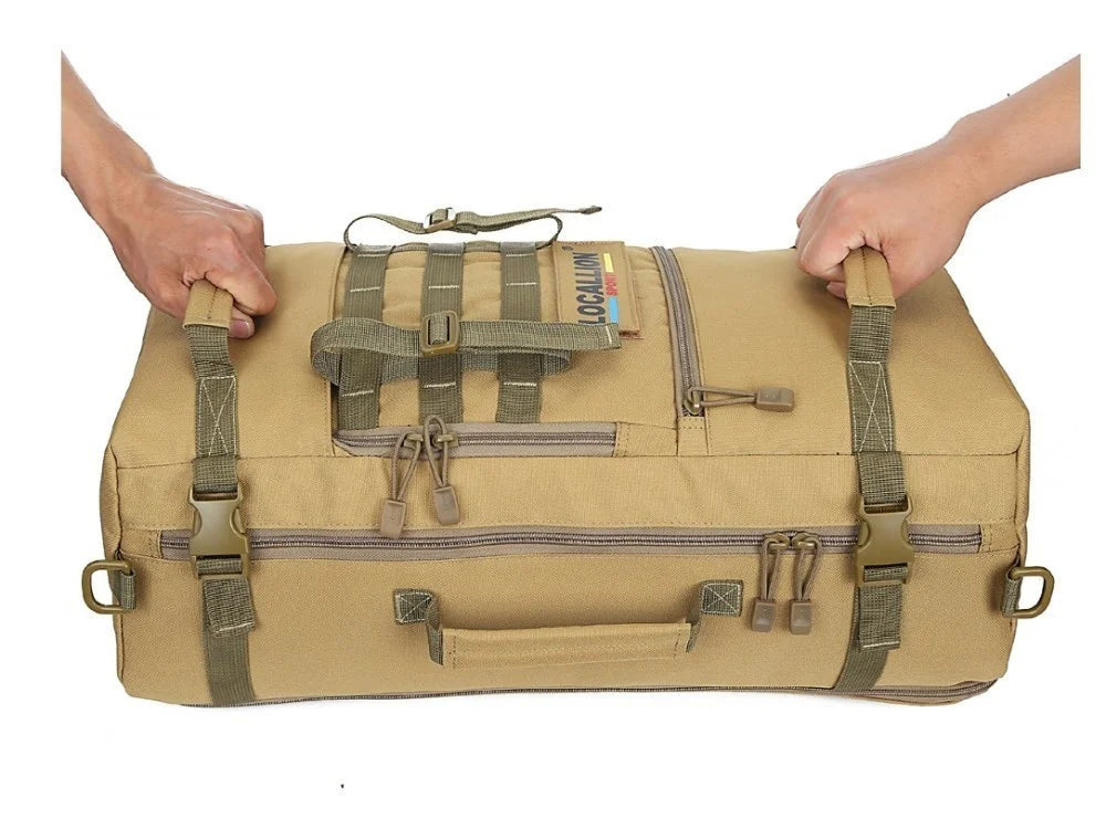 50L Tactical Military Backpack Male Outdoor Army 3p Trekking Rucksack Travel Hiking Men Camping Hunting Backpack Molle Assault