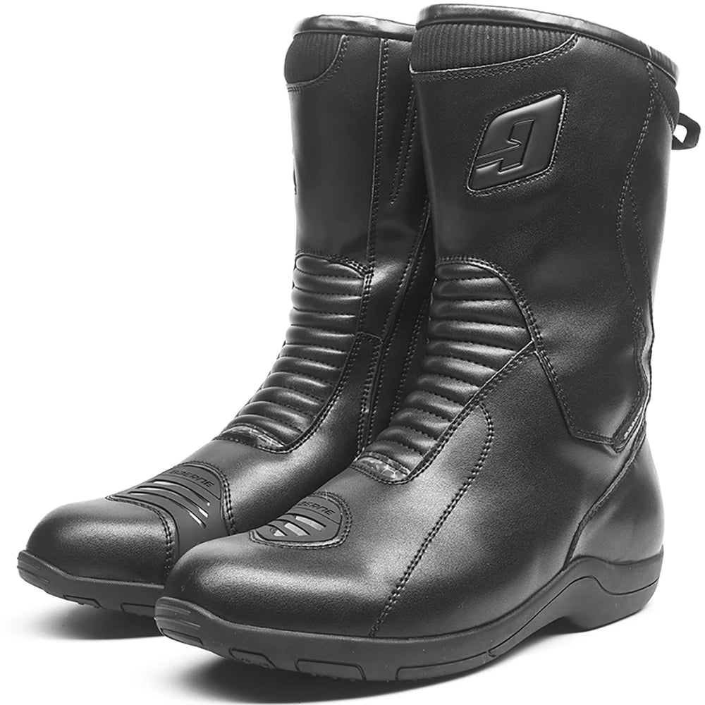 Long Motorcycle Riding Boots Waterproof Cowhide Shoes Motorcycle Leather Shoes Professional Boots Racing Bottes Motocross Boots
