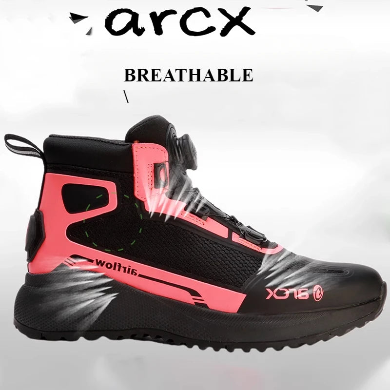 2025 New ARCX Motorcycle Riding Shoes Moto Road Botas Anti Fall Breathable Summer Moto Cycling Equipment Moto  Accessories