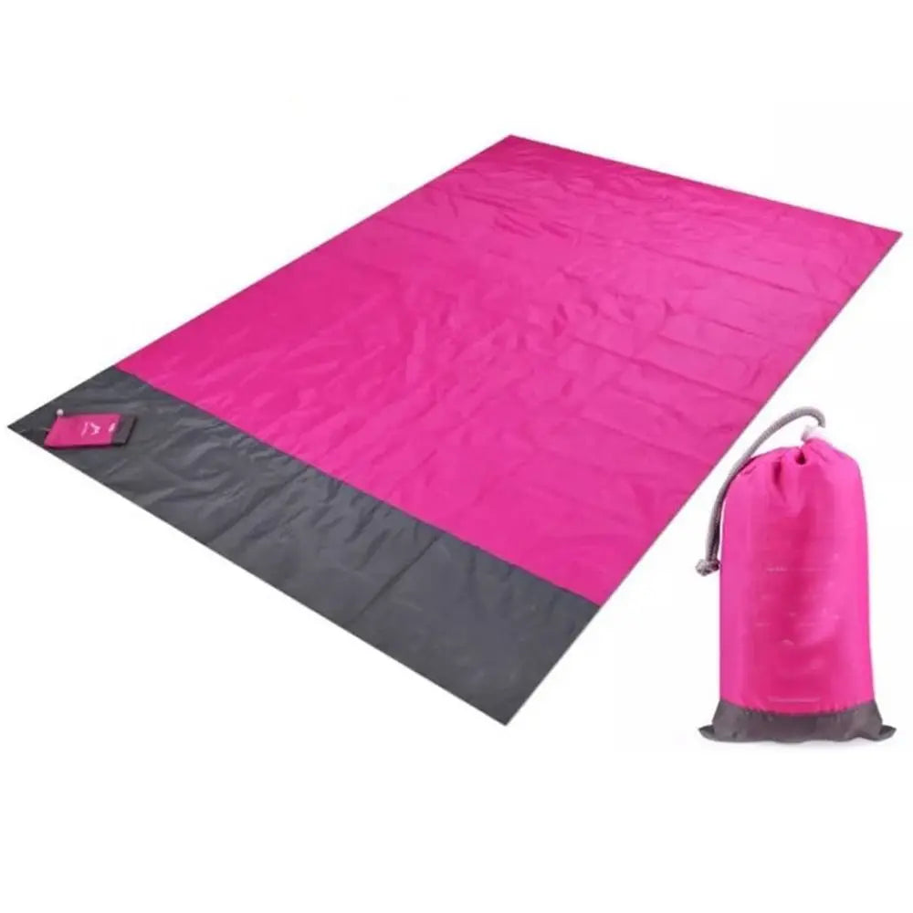 200*210cm Waterproof Tent Floor Tarp Picnic Mat Ultralight Pocket Tent Footprint Beach Tarp with Sack Camping Hiking Accessories