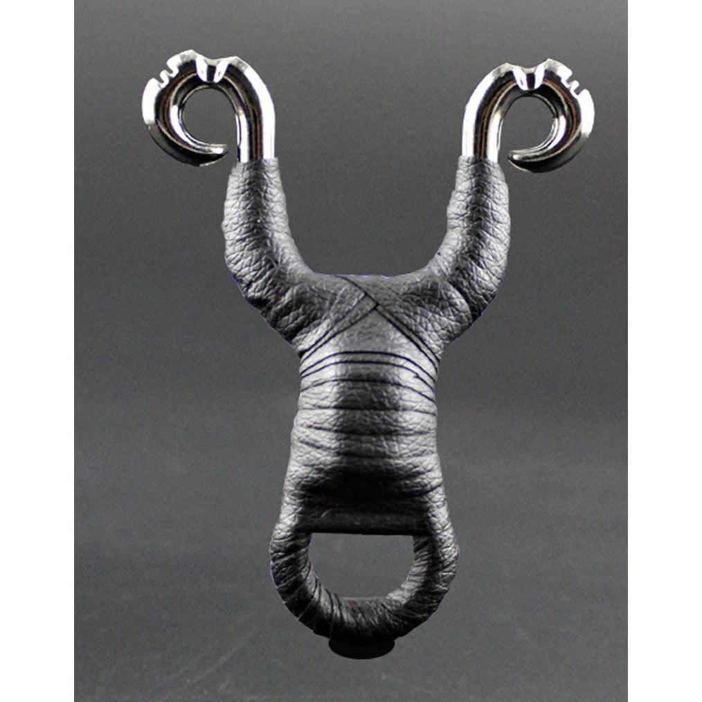 Powerful Hunting Slingshot Catapult Brass Pro Metal Slingshot with 3 Slingshot Bands 50pcs Slingshot Ammo Good Gift