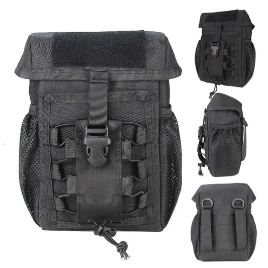 1000D Nylon Molle Dump Bag Waterproof Emergency Tool Outdoor Climbing Pouch Storage Bags Molle Attachments EDC Pouch Travel Use