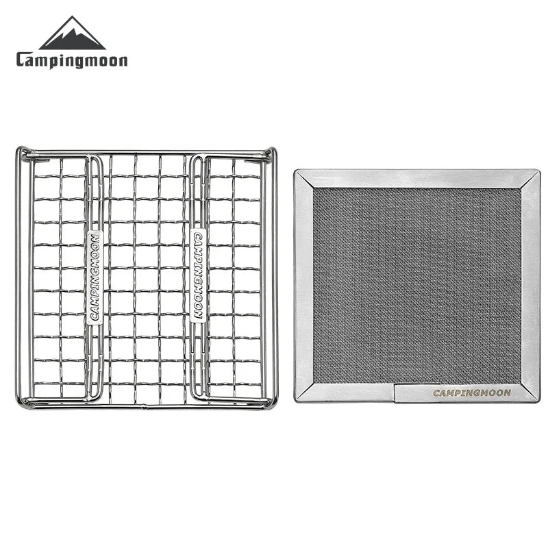 Campingmoon US1312 US1615 Steel Grill Net Mat Portable Camping Picnic Stove Toast Pad