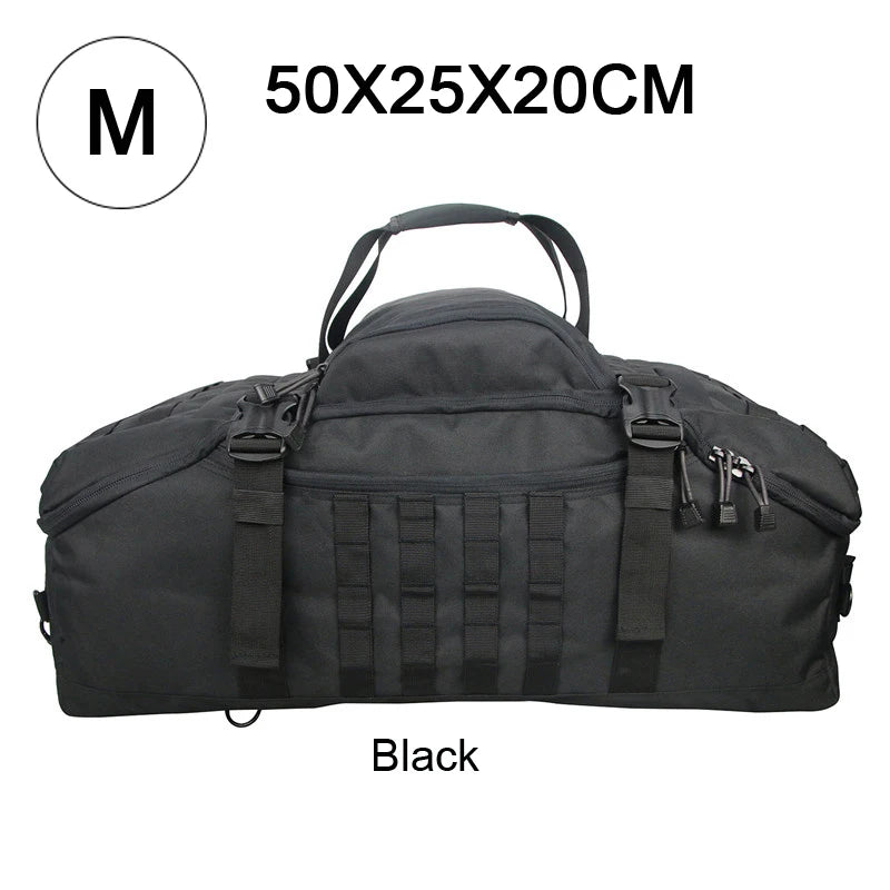 LQARMY 30L 45L 80L Tactical Military Backpack Gym Duffle Bag for Men Camping Sports Travel Workout Weekender Deployment 3 in 1