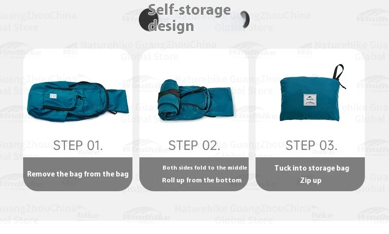 Naturehike 25L/30L Folding Backpack 30D Nylon Silicone Waterproof PU2000+ Outdoor Travel Climbing Hiking Ultralight Shoulder Bag