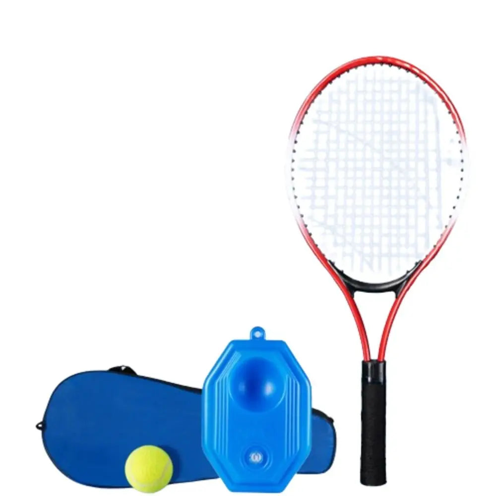 Single Tennis Racket Set for Kids Portable Shock Absorbing Sports Game Toys 23inch Lightweight Tennis Racquets Set