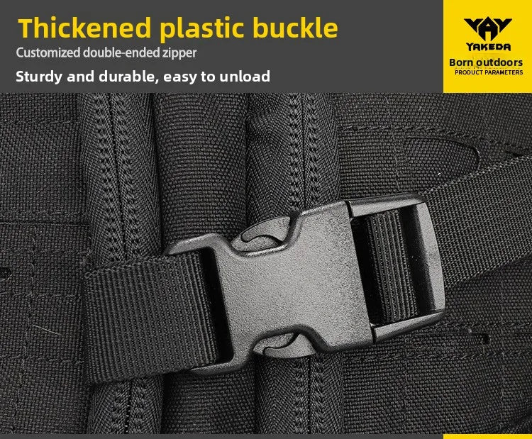 YAKEDA Assault Tactical Molle Backpack Fans 600D Sports Outdoor Bag High Capacity Tourism Hiking Mountain Camping Bags