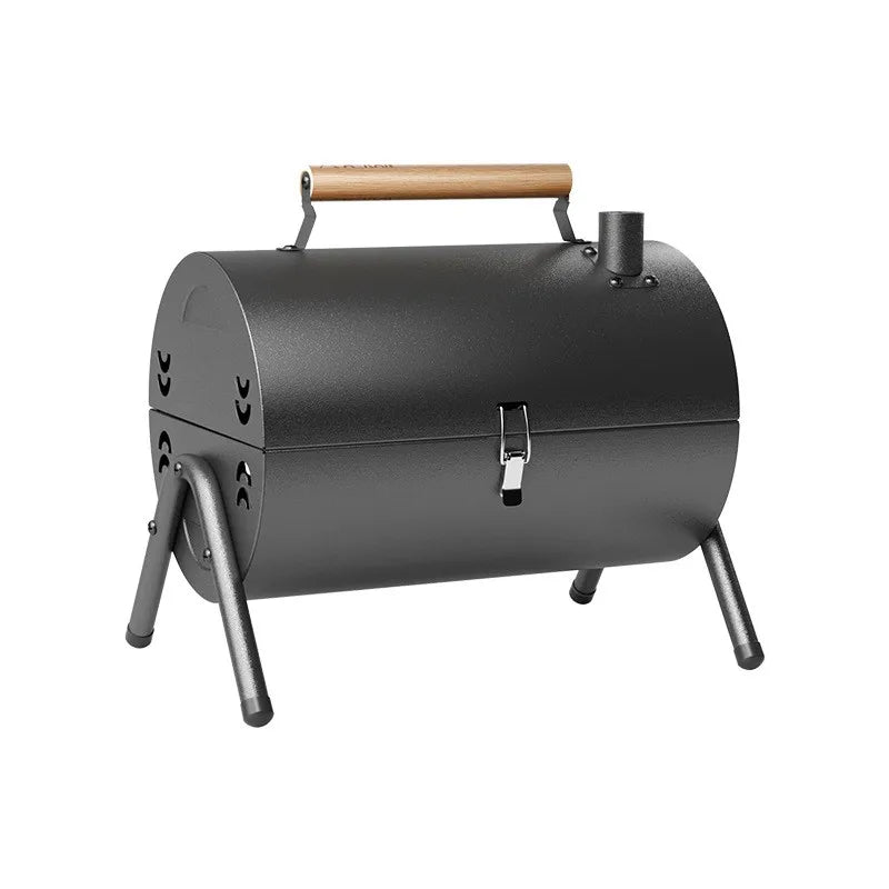 Barbecue Grill Outdoor Portable Picnic Camping Folding Smokeless Grill Household Portable Charcoal Heating Barbecue Grill 2025