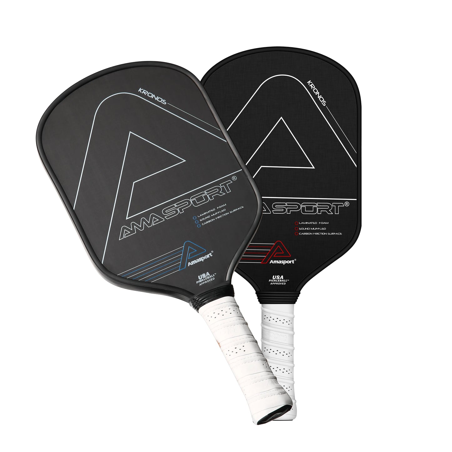 AMASPORT PA016 Pickleball Paddle Racket Carbon Fiber Surface PP Honeycomb Core Enhancing Spin and Contro for Professionals