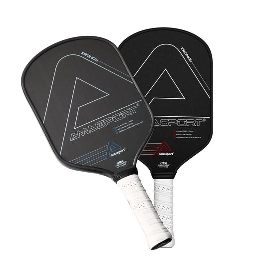 AMASPORT PA016 Pickleball Paddle Racket Carbon Fiber Surface PP Honeycomb Core Enhancing Spin and Contro for Professionals