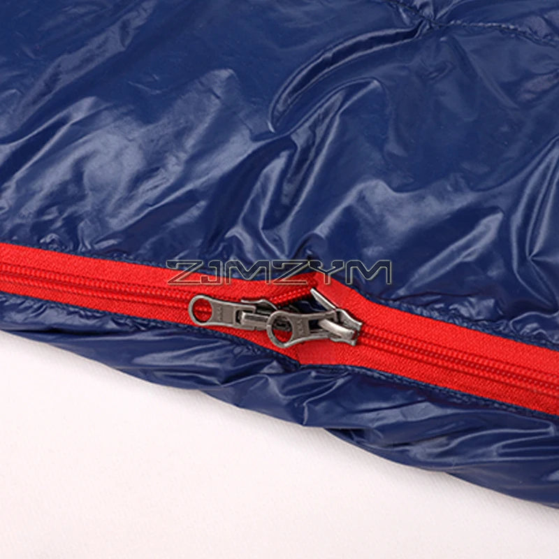 Down Sleeping Bag, 4 Season Sleeping Bag for Adults Cold Weather– Warm and Washable, Zip Together for Hiking Traveling & Outdoor