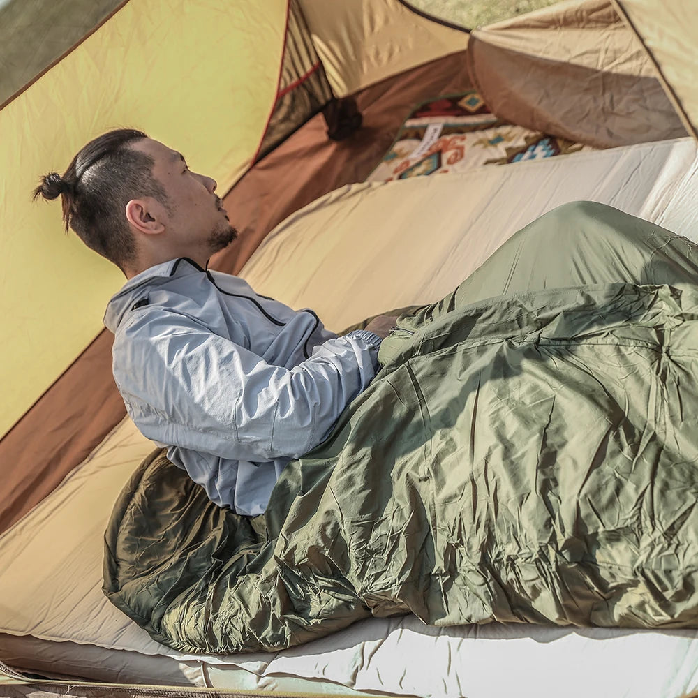 Emersongear Blue Label Cold Peak Polar Sleeping Bag Tactical Bunting Hunting Training Milsim Hiking Outdoor Sports Nylon OD