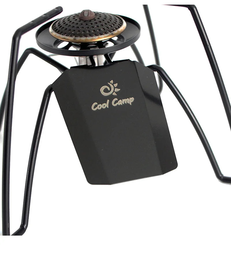 Windproof and Anti-Scald Camping Stove  Outdoor Tourist Burner Parts  Spider Stove  Backpack  Hiking Gas Furnace