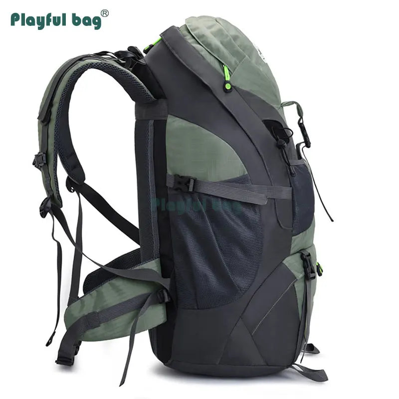 50L Outdoor Mountain Backpack Professional Waterproof Large  Capacity Light Hiking Travel Backpack Adult Bag AVA134
