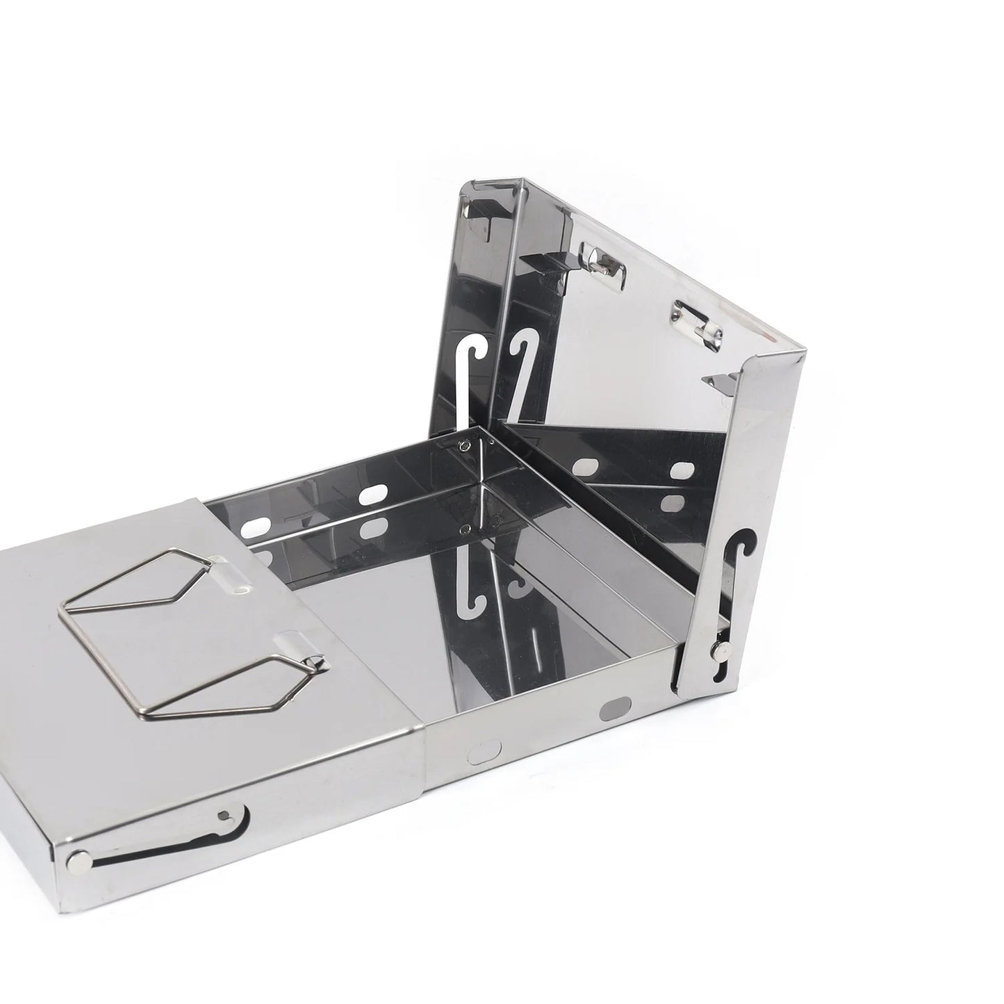 About 30X20X15cm Portable Folding BBQ Grill for Outdoor Camping Bonfire Parties Collapsible Wood-Burning