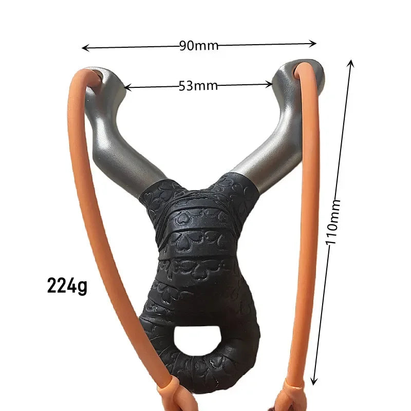 Stainless Steel Slingshot High-precision High-power Slingshot Outdoor Hunting Slingshot Practice Shooting catapult