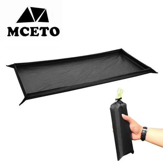 3D Camping Mat Outdoor Waterproof Picnic Mat 210D Oxford Bath Bathtub Shape Floor Mat Tent Ground Sheet Tarp Beach Mat 3 Sizes