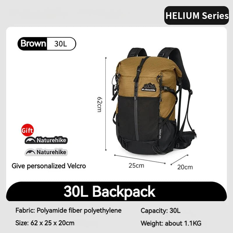 Naturehike 30+5L Ultralight Backpack Waterproof Camping Outdoor Climbing Hiking Sport Mountaineering Shoulder Men Women Bags