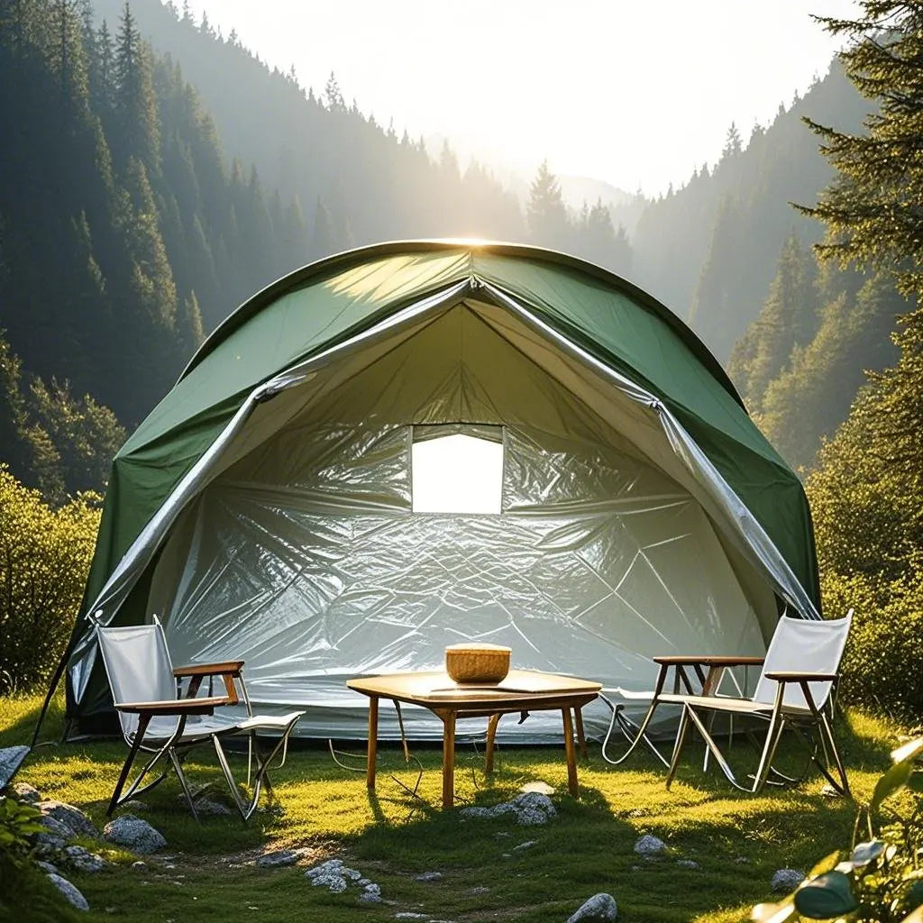 4-in-1 Camping Cot Tent, Backpacking 1 Person Camping Tent, Tent Cot Folding Off the Ground Tent,Fishing Tent,Sleeping Bed Tent