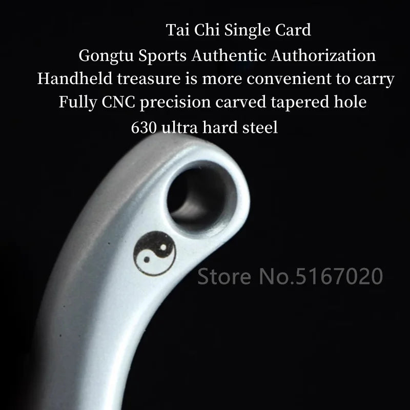 Professional 304 Stainless Steel Slingshot with Flat Rubber Band for Outdoor Hunting Catapult Competitive Shooting