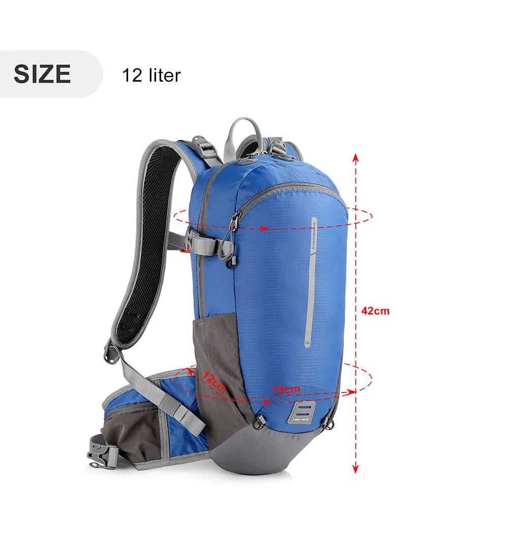 Rhinowalk Climbing Backpack 12L Cycling Backpack Outdoor Sports Bag Travel Backpack Camping Hiking Backpack WIthi Water Bag