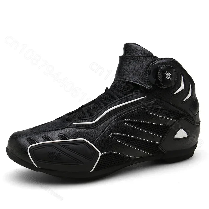 Soft Motorcycle Boots PRO Boot Biker Waterproof SPEED Motorboats Men Motocross Boots Non-slip Motorcycle Shoes