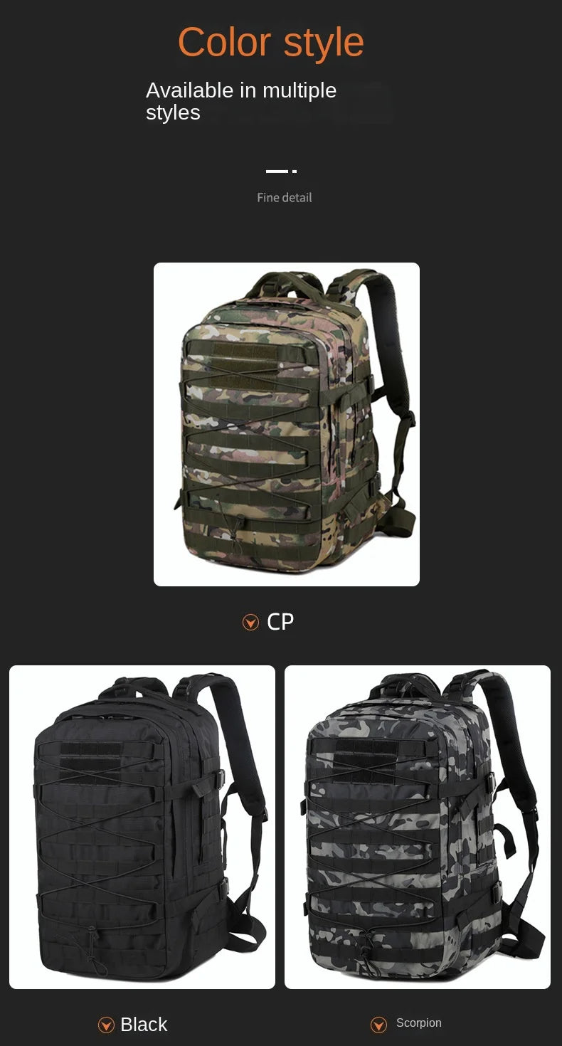 Tactical Camouflage Backpack Molle Hunting Backpacks Waterproof Camping Hiking Hunting Trekking Climbing Outdoor Bags Rucksack