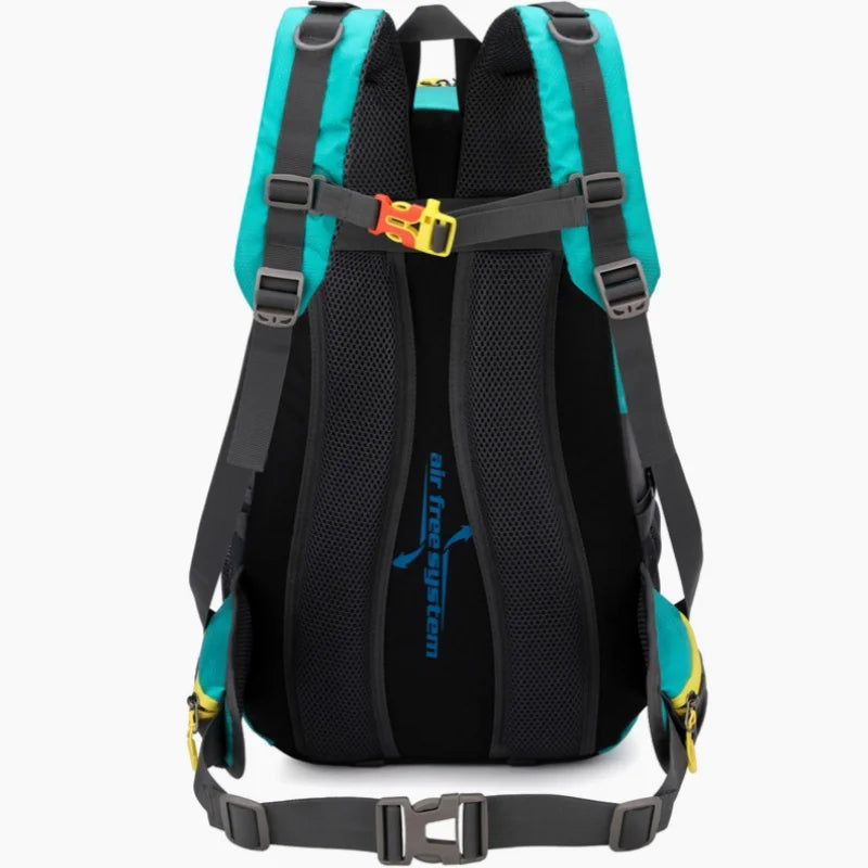 Men Women Outdoor Camping Travel Backpack 40L Water Repellent Climbing Hiking Laptop Daypack Trekking Reflective Strip Back Bags