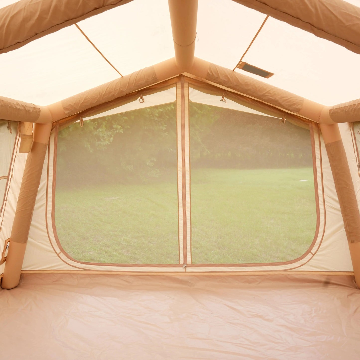 Large Inflatable Air Tourist Tent, Large Canvas Tents, Factory Glamping Cabin, Camping, Outdoor, Waterproof, 4 or 6 People