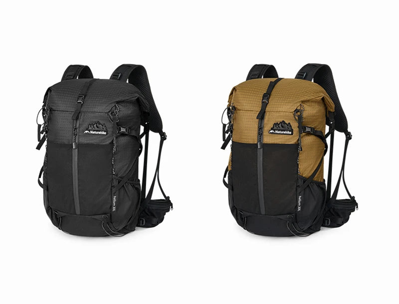Naturehike Helium 30l Lightweight Outdoor Backpack Waterproof Breathable Hiking Camping Sports Climbing Bag With Water Bag Hole