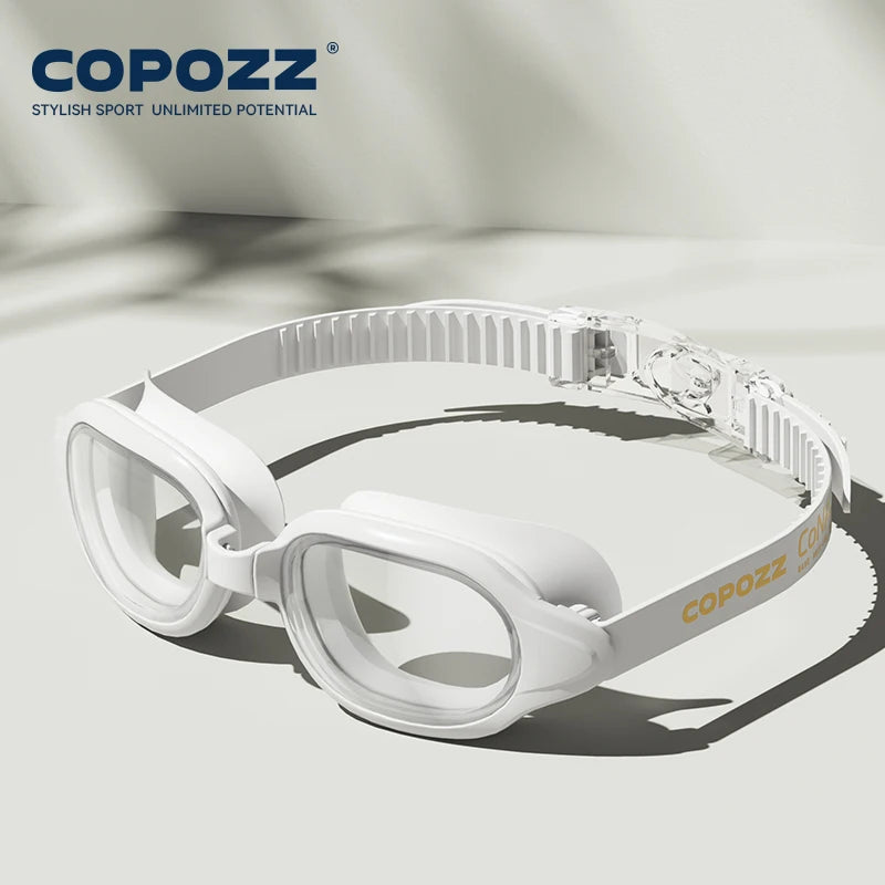 COPOZZ Myopia Swimming Goggles Male Female Adult Swim Goggle CoNANO Imported Anti Fog Pool Swimming Glasses Eyewear -1.5 to -7