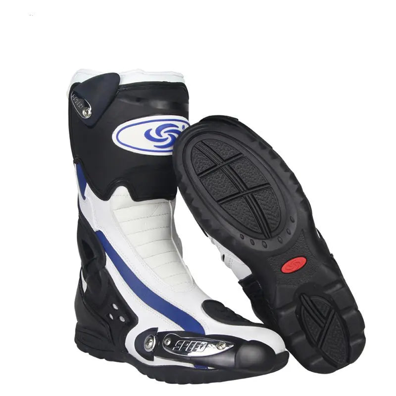 Riding Tribe Motorcycle Riding Shoes Summer Off-road Road Racing Long Boots Knight Anti-drop Motorcycle Shoes Men racing shoes