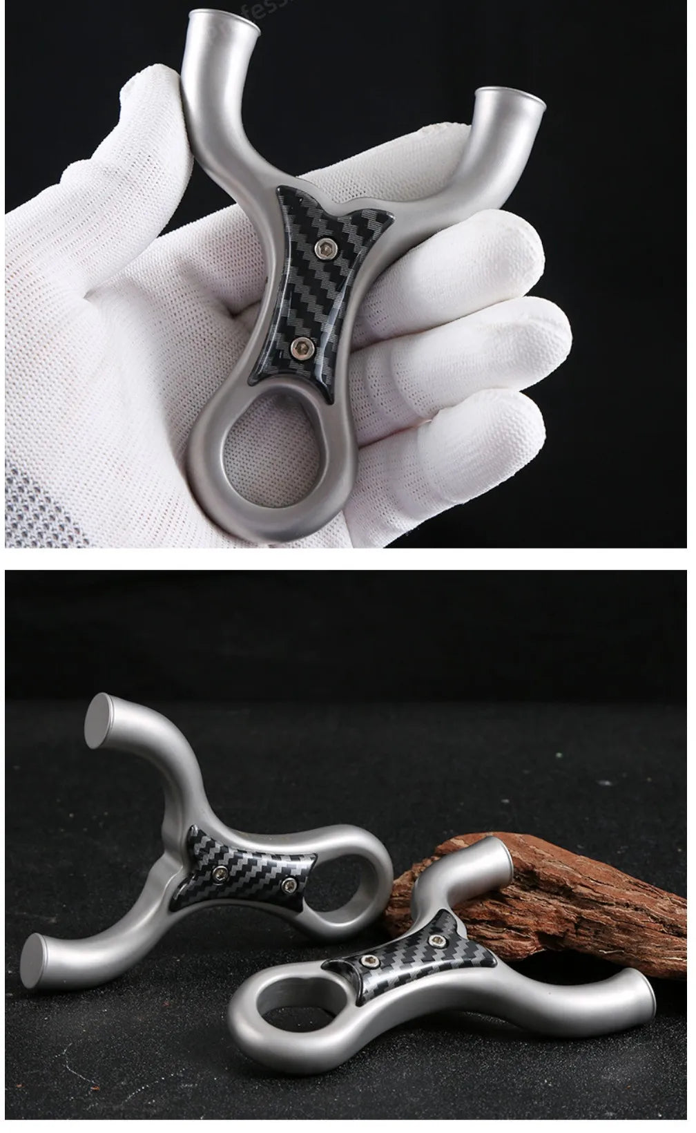 Powerful shooting slingshot outdoor shooting hunting 440C stainless steel slingshot competition accessories catapult