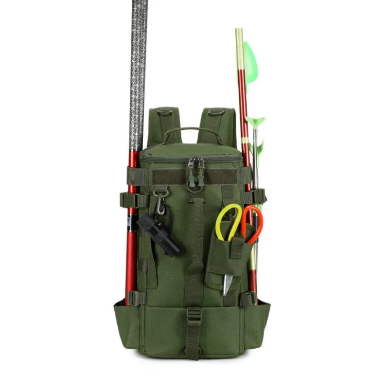 Waterproof Sports Climb Bag Multifunctional Backpack With Large Capacity For Men Fishing Equipment Gear Backpack Handbag