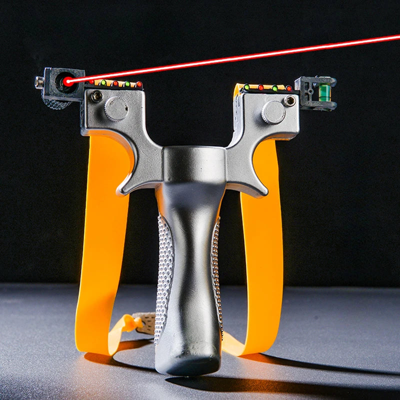Infrared Laser Aiming Slingshot Resin Professional Hunting Catapult Set Outdoor Fishing Tools Shooting Entertainment Accessories