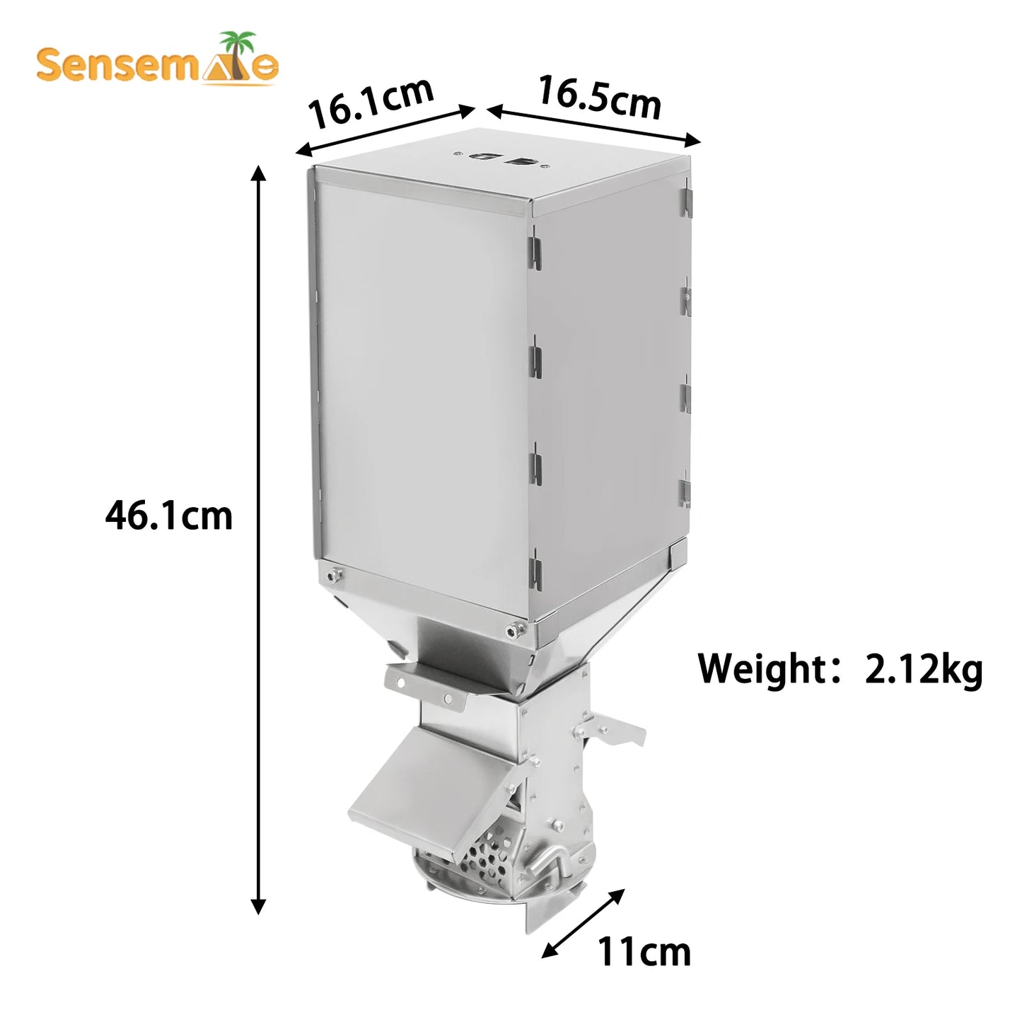 Wood Fire Oven Outdoor BBQ Stove with 9" Pizza Oven Large Multifunction Wood Fired Burning Stove Built-In Thermometer Camping