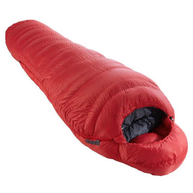 Lightweight Winter Feather Duck Down Sleeping Bag 800g Fill for Camping Hiking