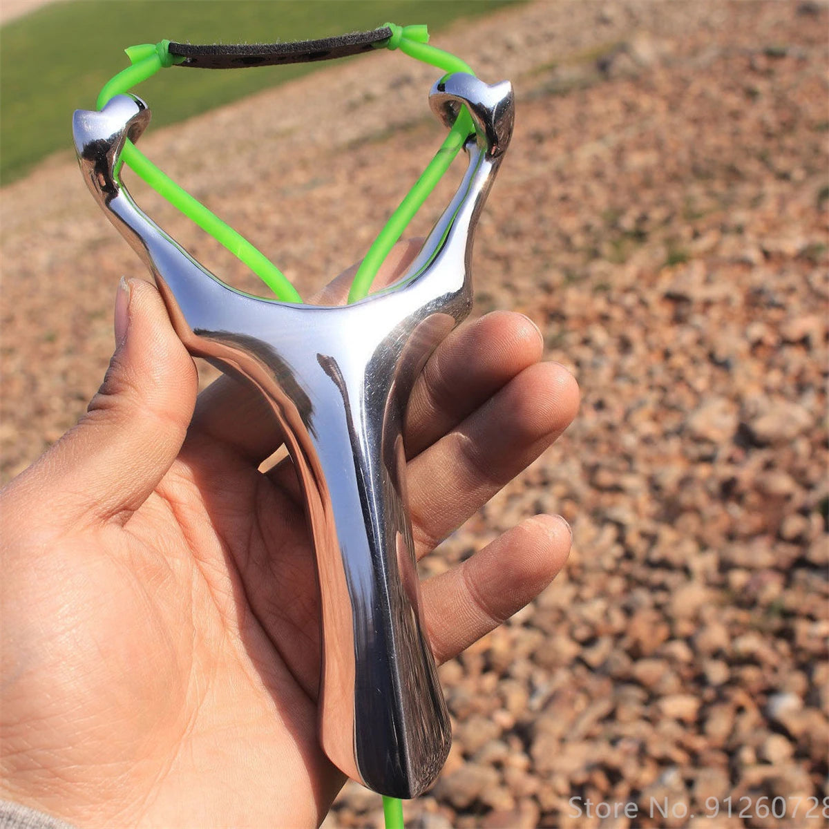 Hunting Slingshot High-precision Outdoor Shooting Competitive Catapult Tactical game toys Stainless steel Bow Send Rubber band