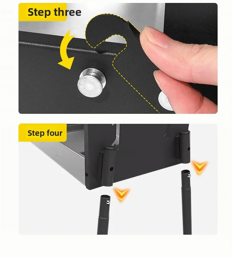 Barbecue home outdoor camping barbecue portable picnic tools courtyard