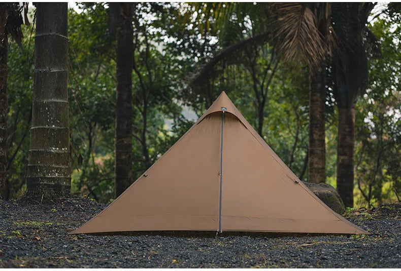 Thous Winds Capricorns 2 Person Tent, Ultralight Hiking Backpack Tent, Camping Pyramid Tent, Outdoor 15D Ripstop Nylon Camp Tent