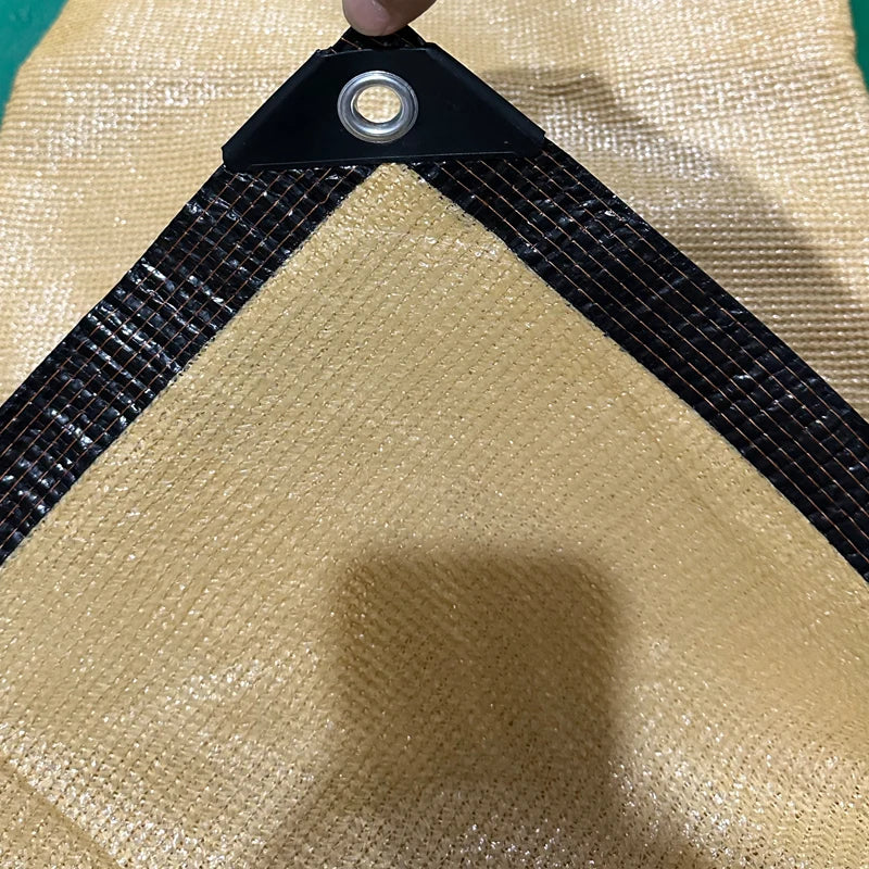 Outdoor Garden Shading Net, Terrace Awnings, Camping Shade Cover Mesh, UV Protection, HDPE Sunscreen Fabric, Shade