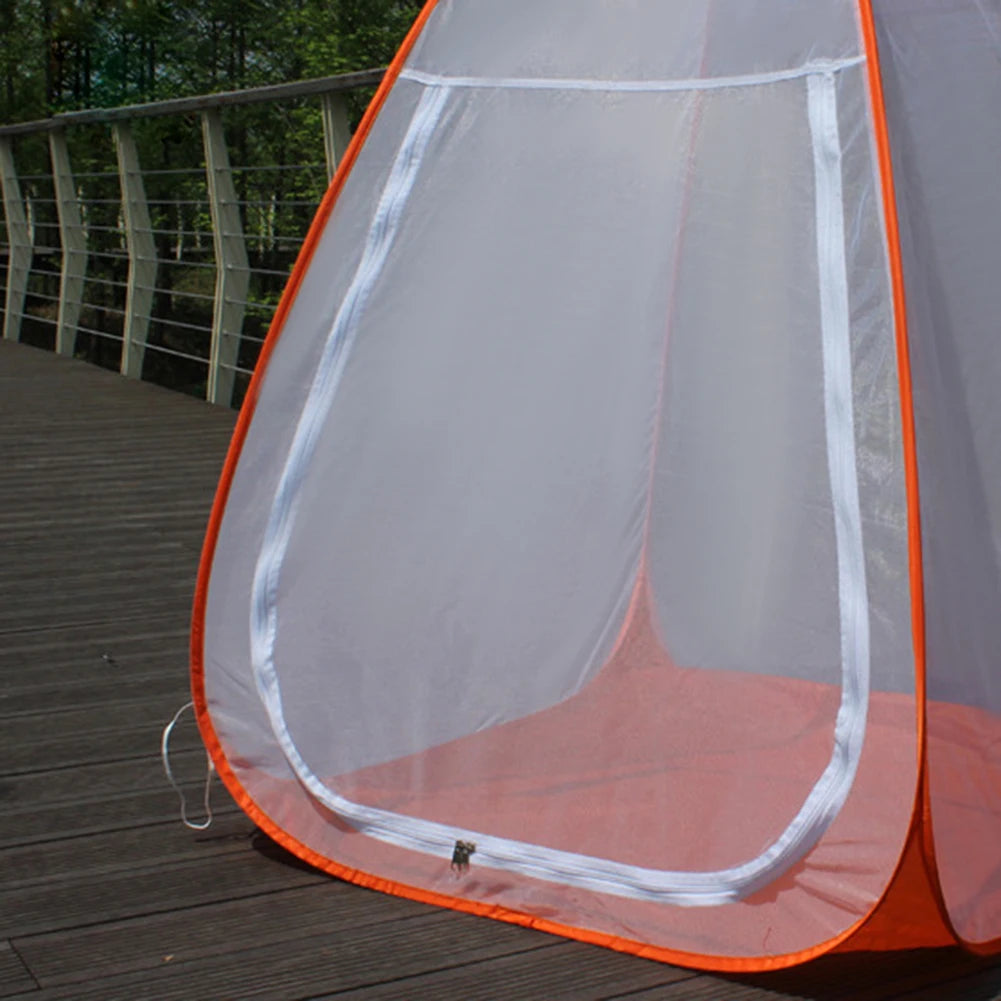 Buddhist Meditation Tent Single Mosquito Net Temples Sit-in Free-standing Yoga-meditation Shelter Cabana Quick Fold Camping Tent