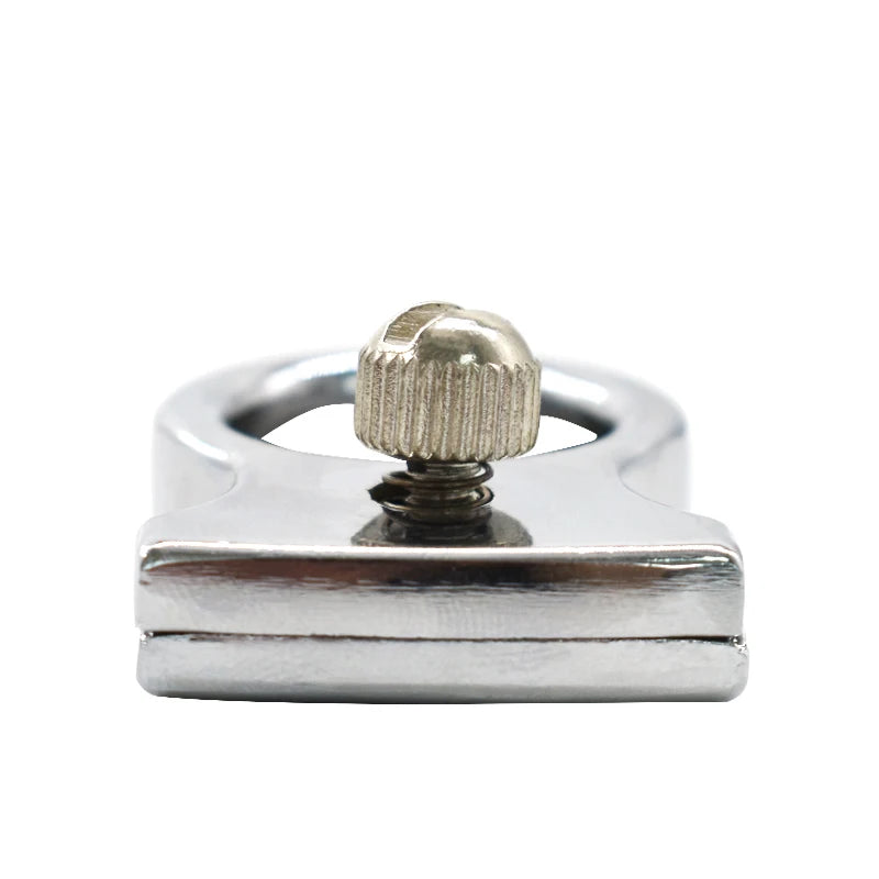 Stainless Steel Ring Pocket Slingshot Ammo Catapult Rapid Fire Slingshot with Rubber Band Finger Hunting Shooting Slingshot