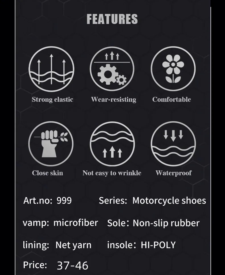 New Motorcycle riding shoes Motorcycle cross-country short boots Racing shoes Motorcycle cross-country shoes