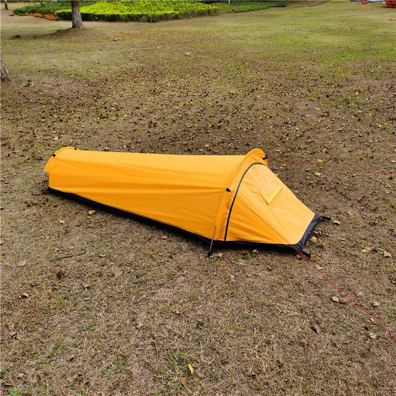 B48B-Urltra-Light Outdoor Equipment Wild Camping Sleeping Bag Tent Single Person Hiking Camping Backpacking Tent Waterproof