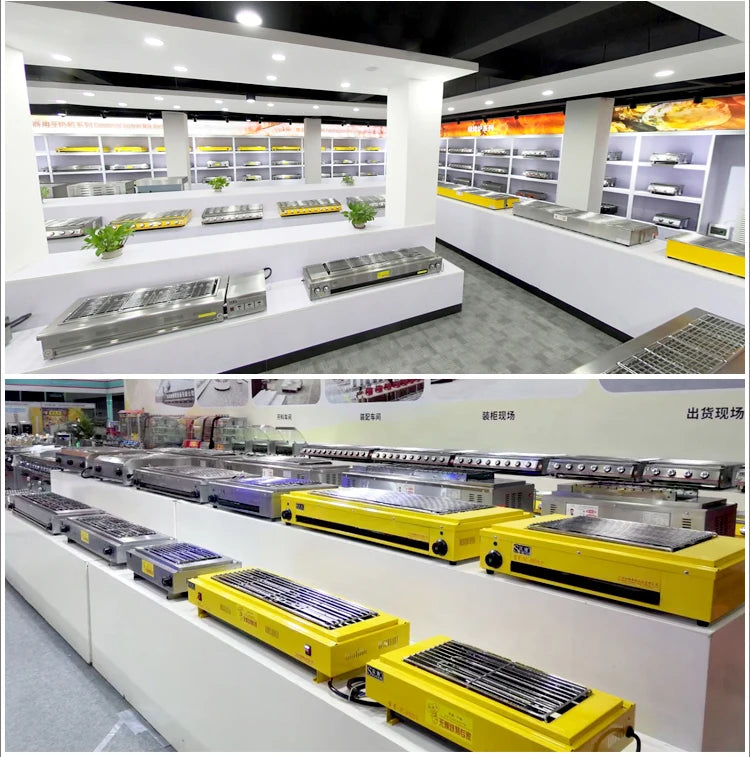 A8 Gas Large Barbecue Grill Commercial Grill Machine Restaurant