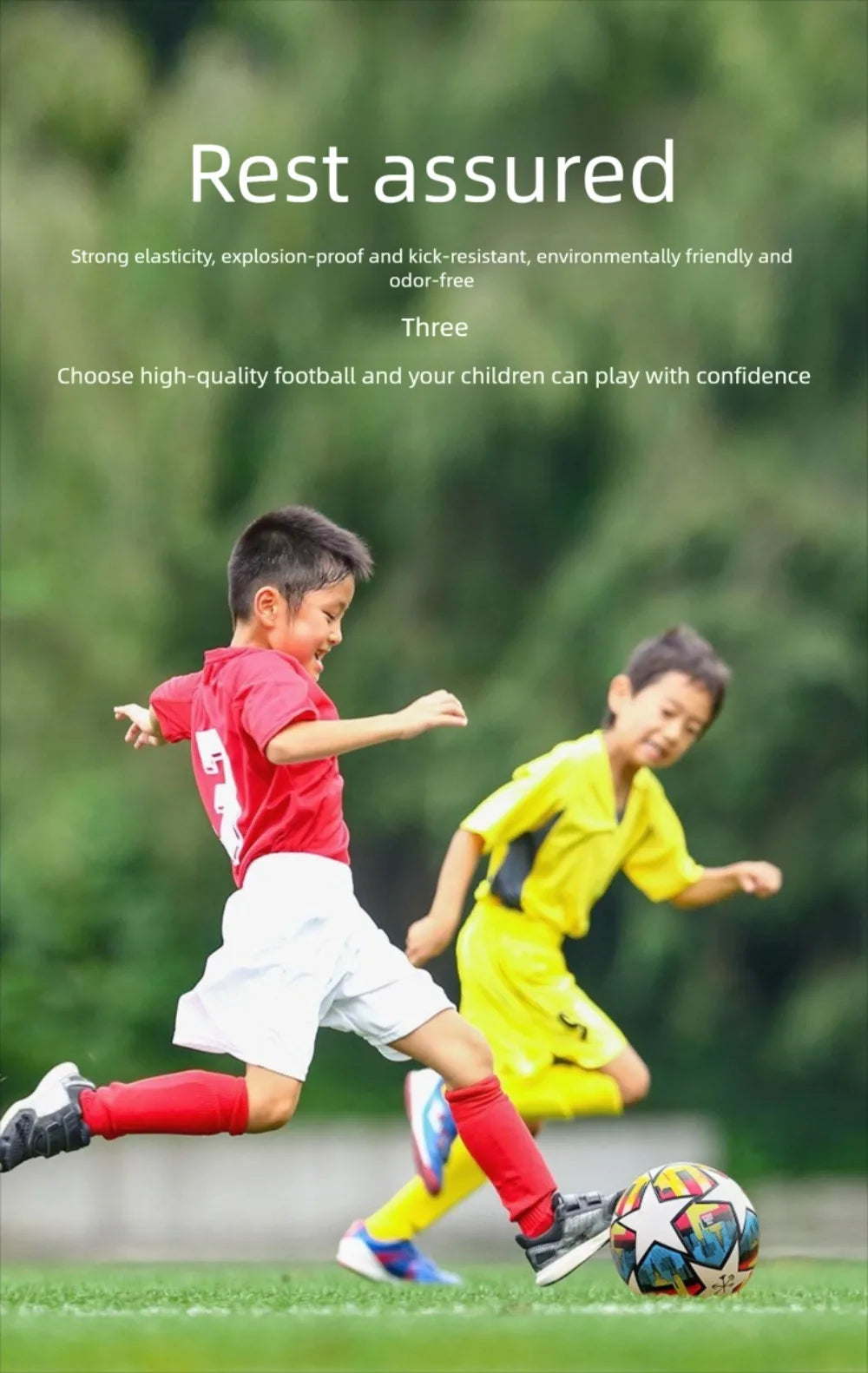 High Quality Standard Size 5 Soccer Ball Professional Seamless League Match Balls PU Material Children's Football School